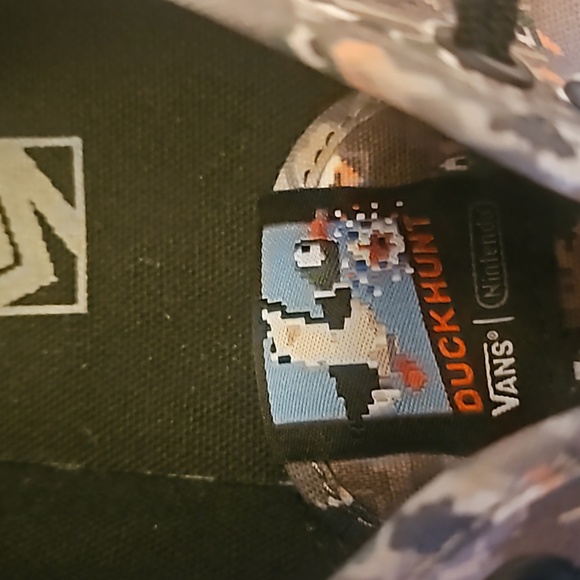 Vans | Men's Camo Duck Hunt Nintendo Game Over Skate Sneakers Sz 10.5 - Picture 8 of 15